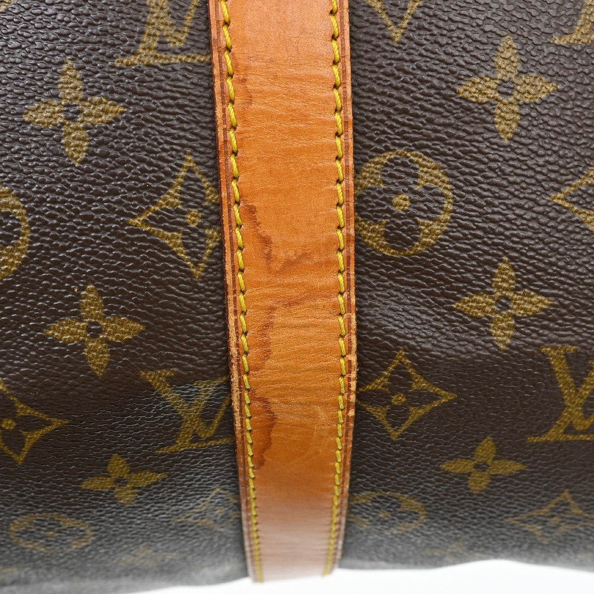 Louis Vuitton Keepall Monogram Canvas Brown Canvas Travel Bag Bag (Pre-Owned)
