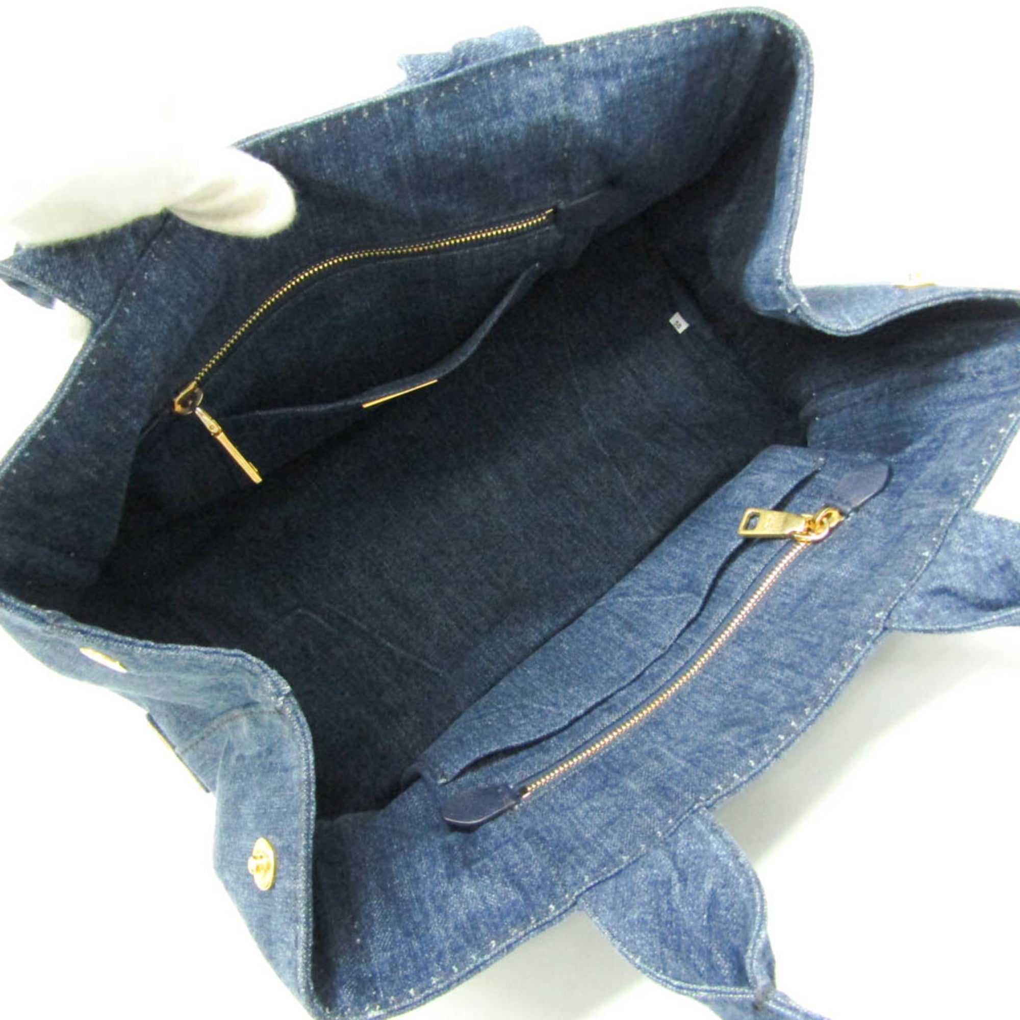 Prada Blue Denim - Jeans Handbag (Pre-Owned)
