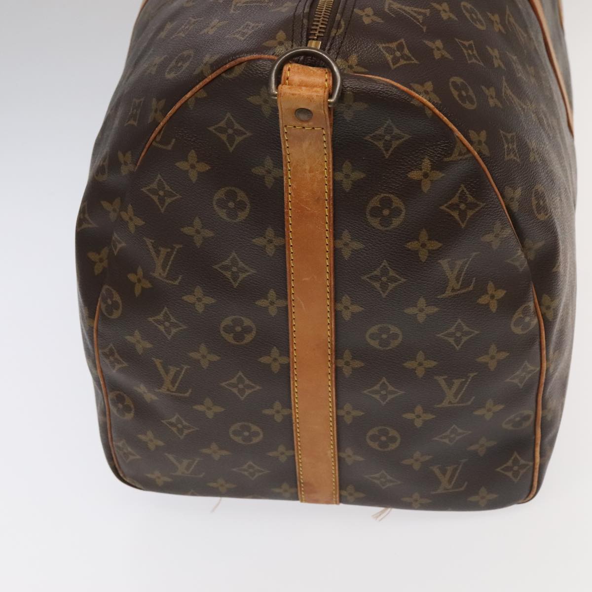 Louis Vuitton Keepall 60 Brown Canvas Travel Bag (Pre-Owned)