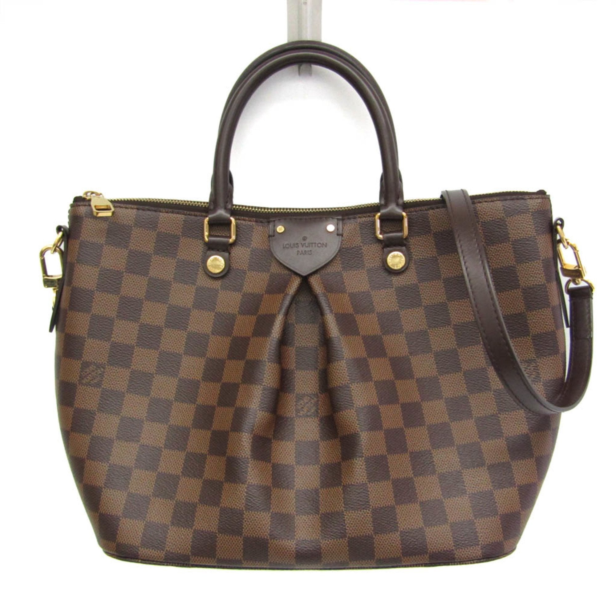 Louis Vuitton Siena Brown Canvas Handbag (Pre-Owned)