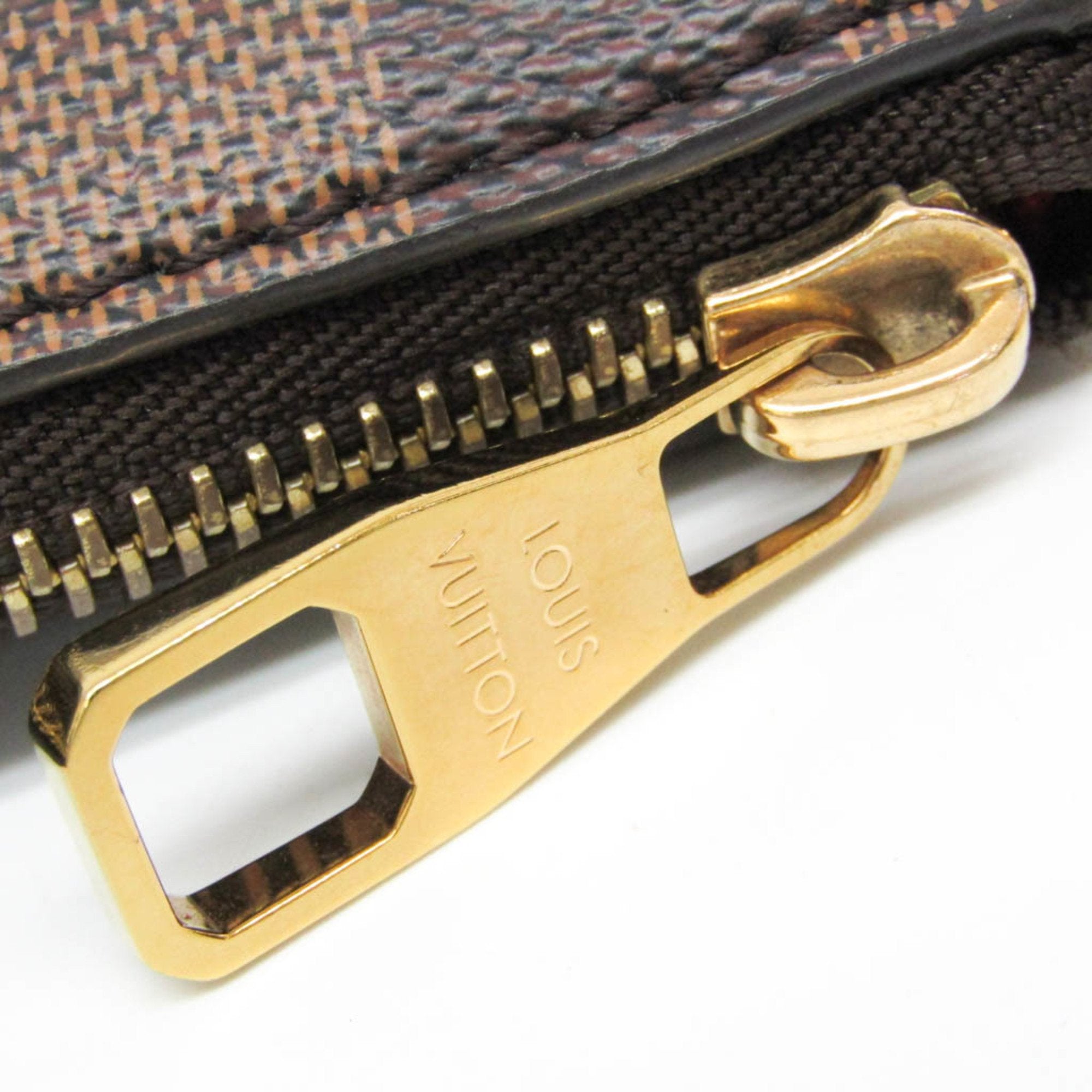 Louis Vuitton Siena Brown Canvas Handbag (Pre-Owned)
