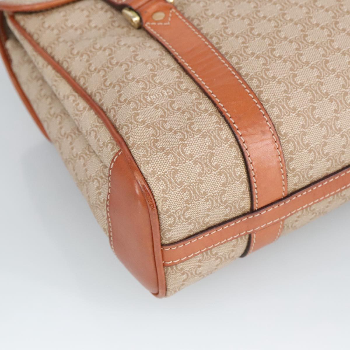 Céline Beige Canvas Handbag (Pre-Owned)