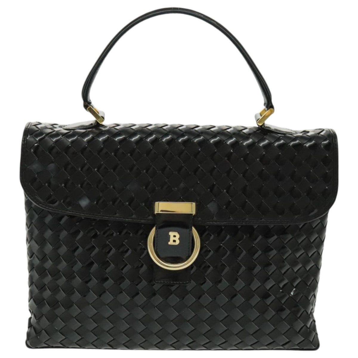 Bally Black Leather Handbag (Pre-Owned)
