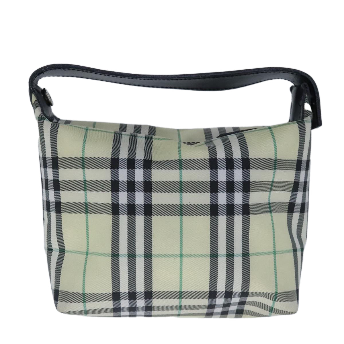Burberry Nova Check Green Synthetic Clutch Bag (Pre-Owned)