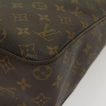 Louis Vuitton Looping Gm Brown Canvas Shoulder Bag (Pre-Owned)