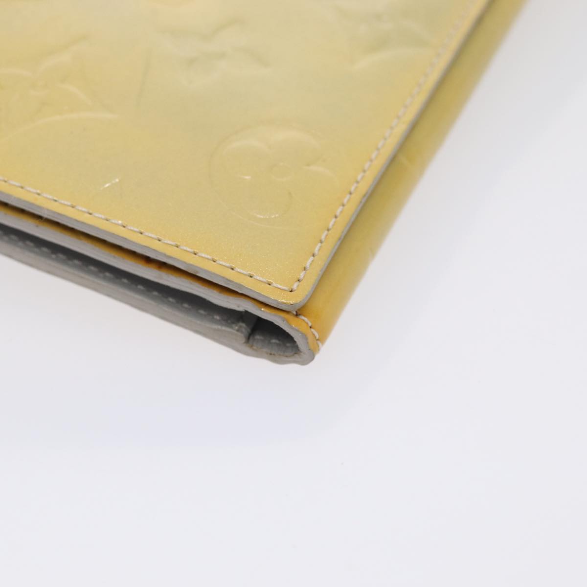 Louis Vuitton Walker Yellow Patent Leather Wallet  (Pre-Owned)