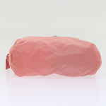 Prada Tessuto Pink Synthetic Clutch Bag (Pre-Owned)