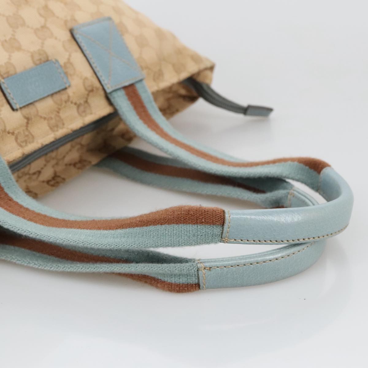 Gucci Beige Canvas Shoulder Bag (Pre-Owned)