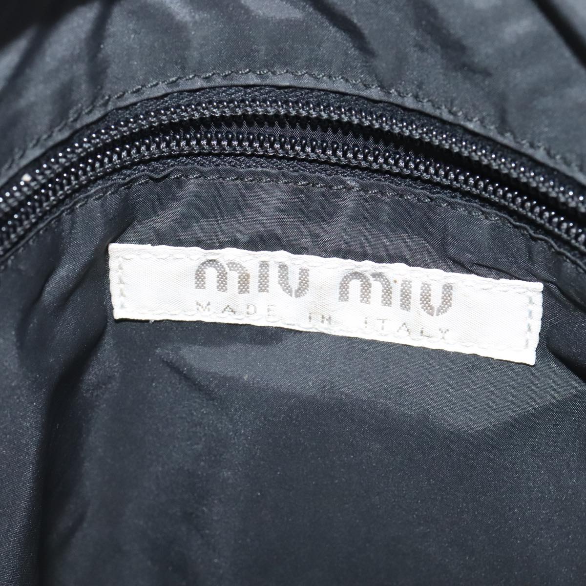 Miu Miu Black Synthetic Shoulder Bag (Pre-Owned)