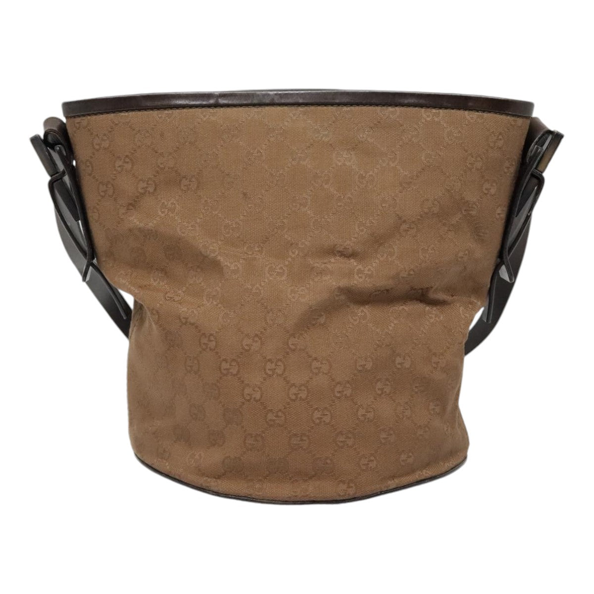 Gucci Brown Canvas Shoulder Bag (Pre-Owned)