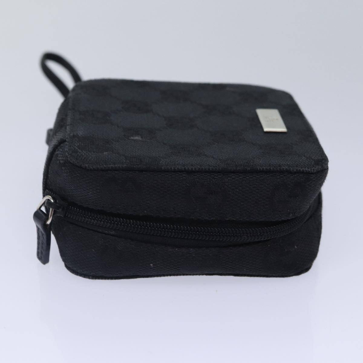 Gucci Gg Canvas Black Canvas Clutch Bag (Pre-Owned)