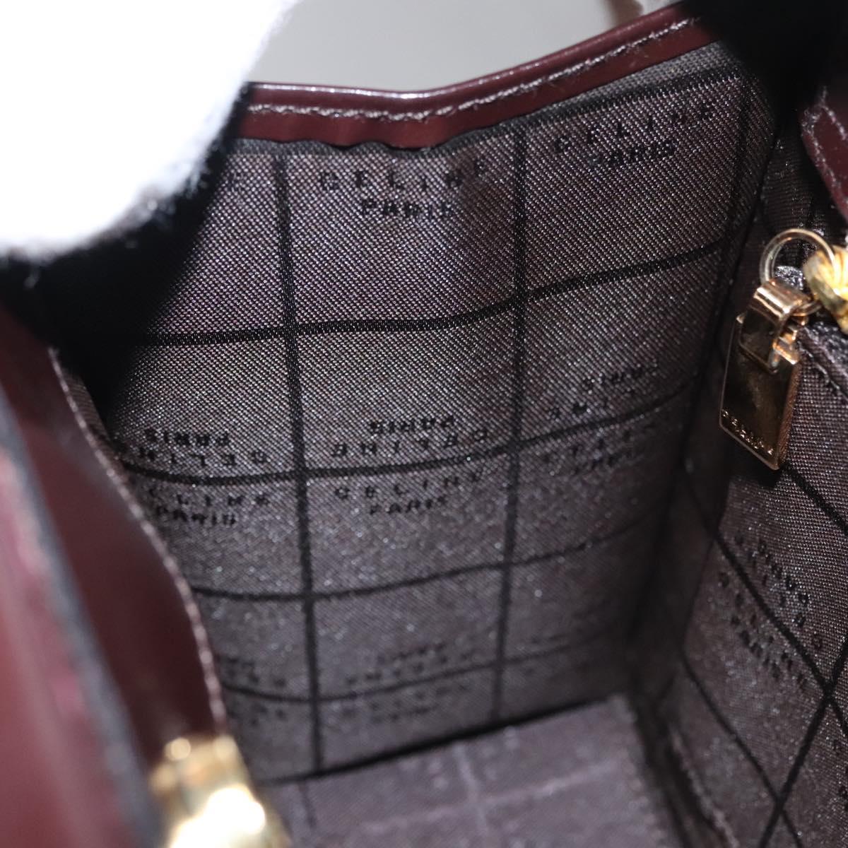 Céline Vintage Brown Leather Handbag (Pre-Owned)