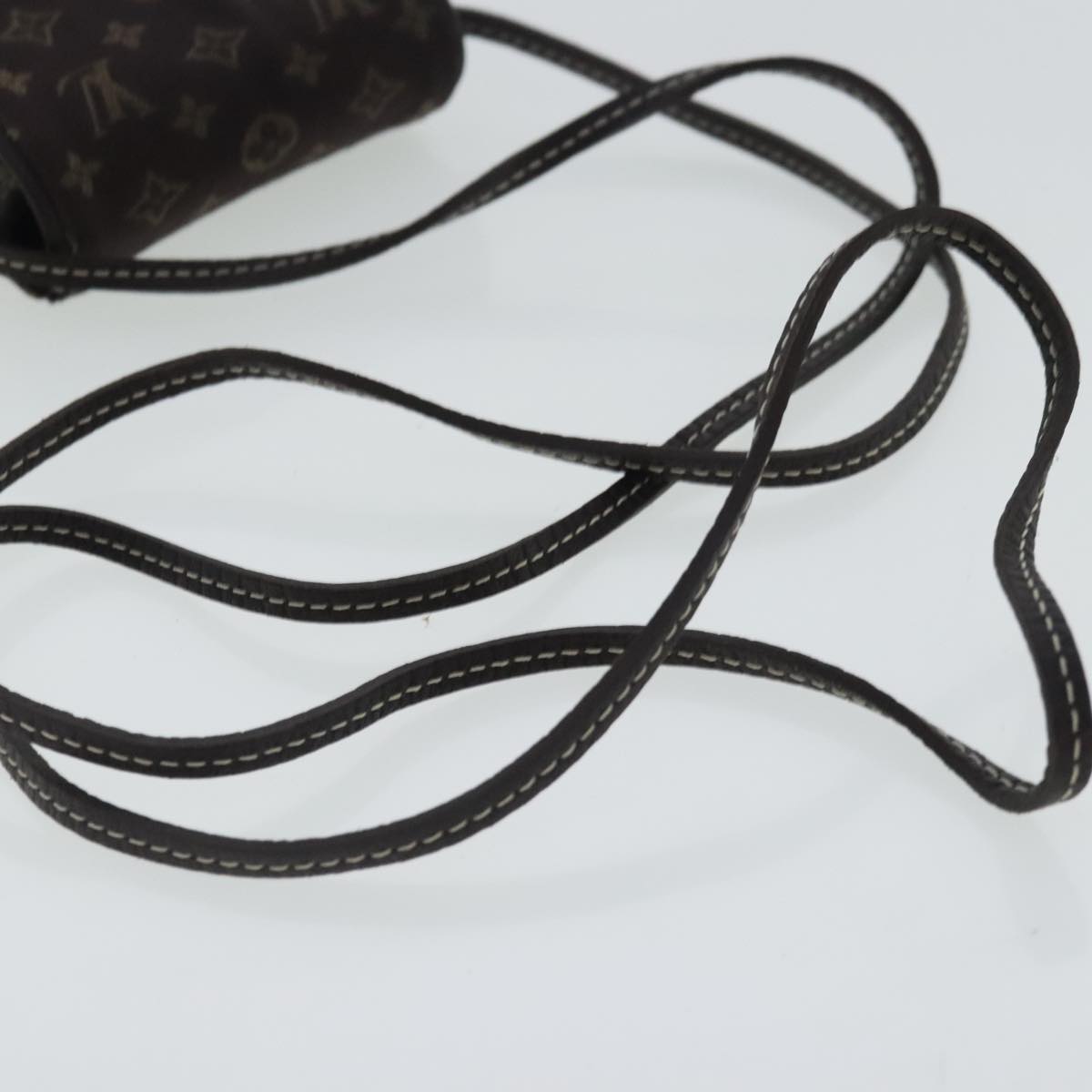 Louis Vuitton Mini Lin Brown Canvas Clutch Bag (Pre-Owned)