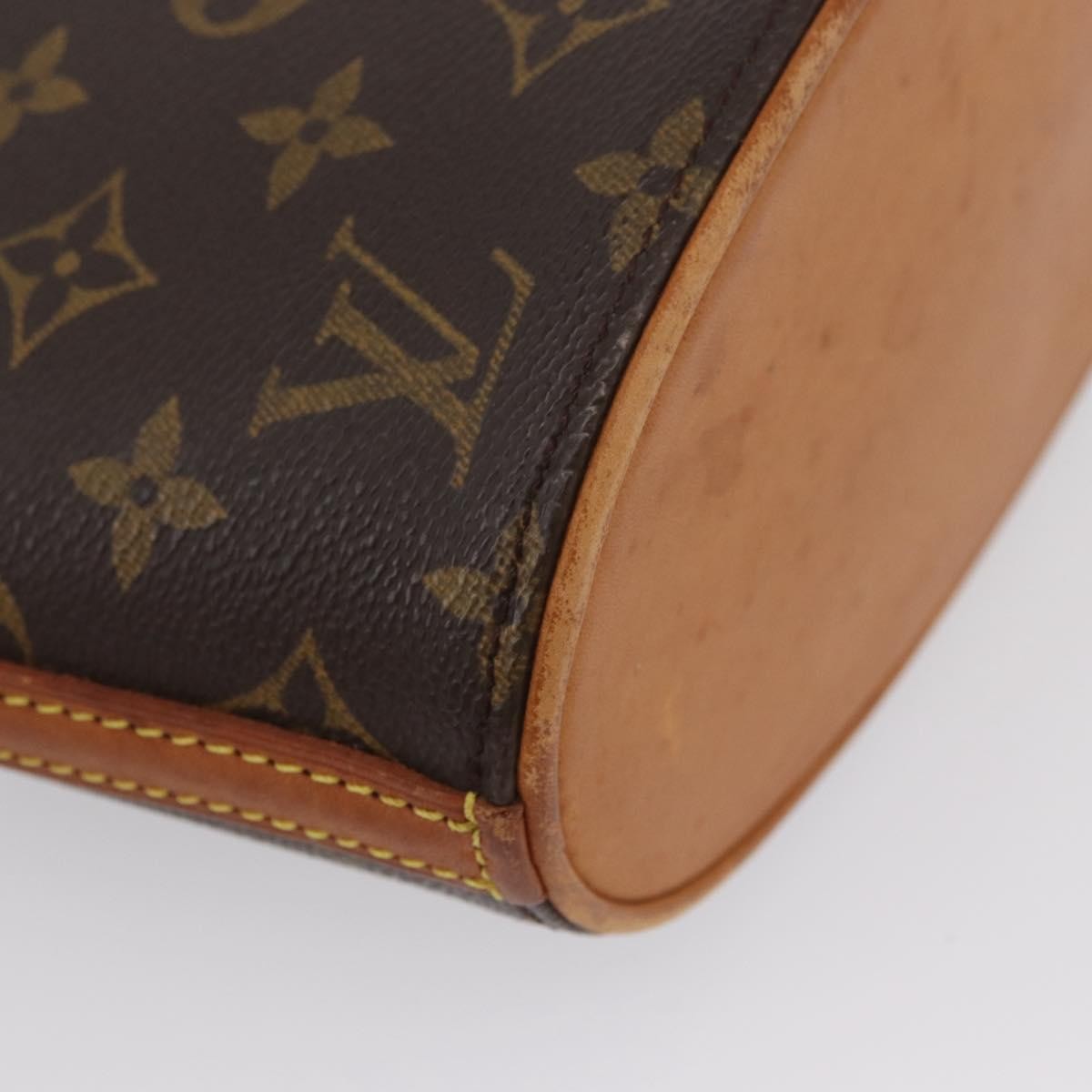 Louis Vuitton Drouot Monogram Canvas Brown Canvas Shoulder Bag Bag (Pre-Owned)