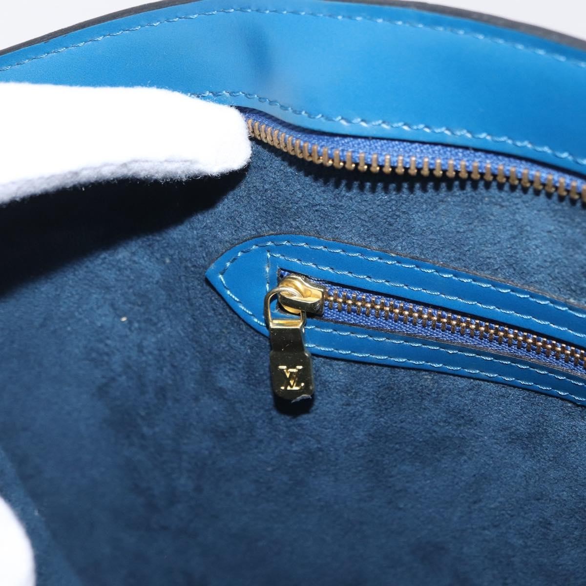 Louis Vuitton Saint Jacques Epi Leather Blue Leather Shoulder Bag Bag (Pre-Owned)