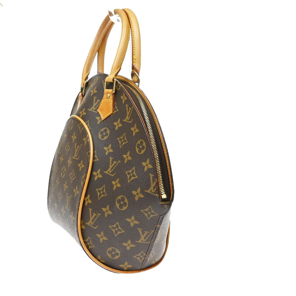 Louis Vuitton Ellipse Monogram Brown Leather Handbag (Pre-Owned)