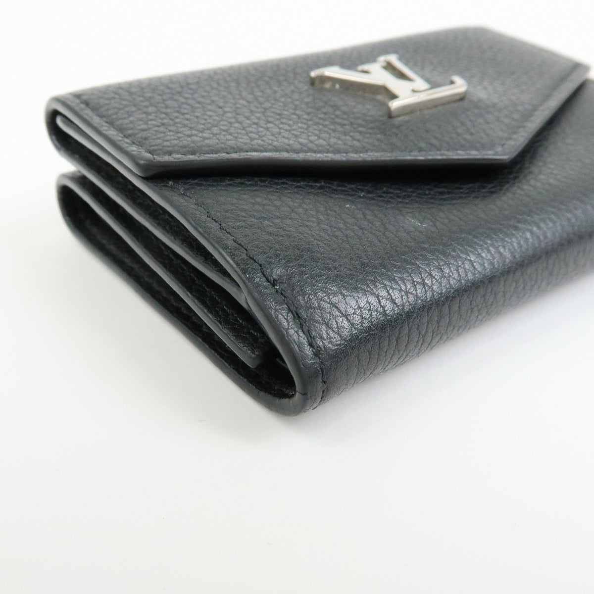 Louis Vuitton Lockmini Leather Black Leather Wallets Accessory (Pre-Owned)