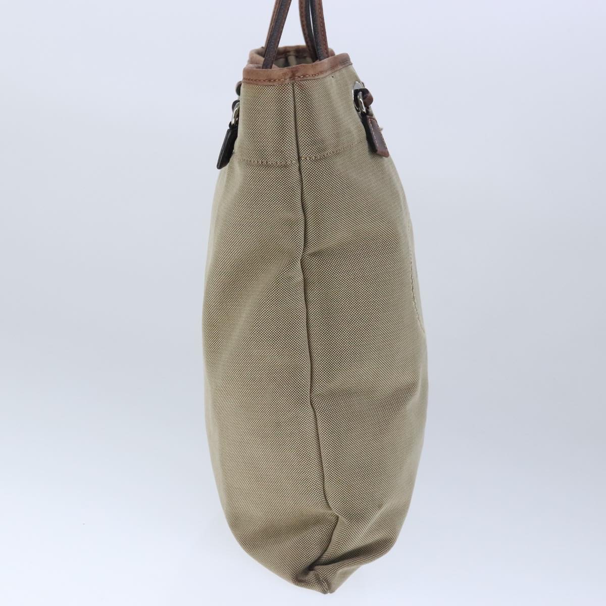 Prada Beige Canvas Tote Bag (Pre-Owned)