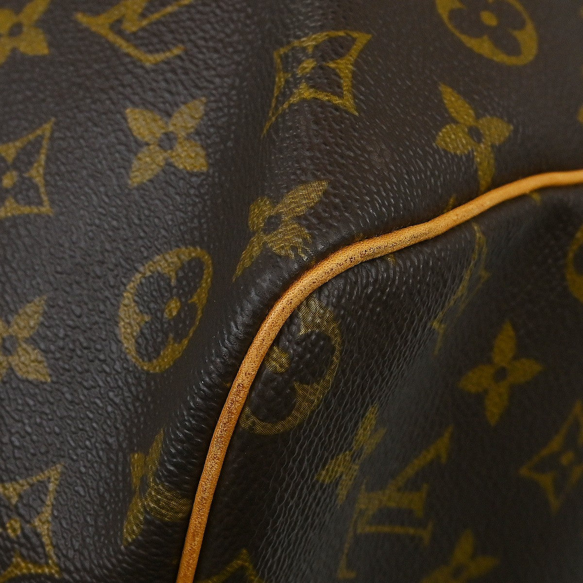 Louis Vuitton Keepall Bandouliere Monogram Canvas Brown Canvas Travel Bag Bag (Pre-Owned)