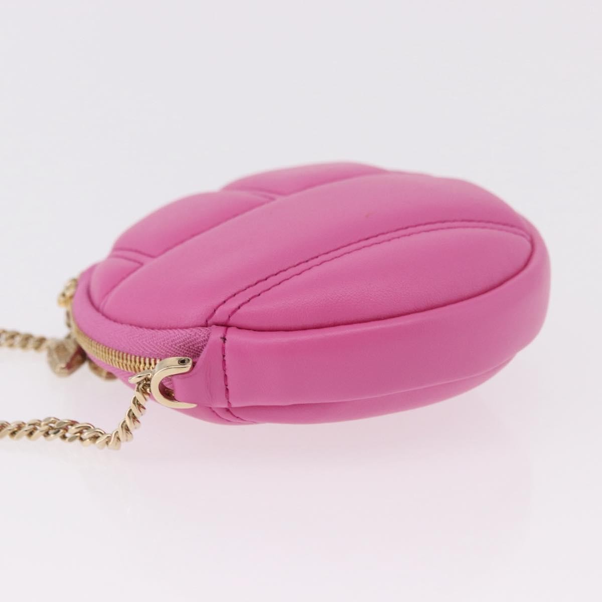 Bvlgari Shoulder Leather Pink Leather Shoulder Bag Bag (Pre-Owned)