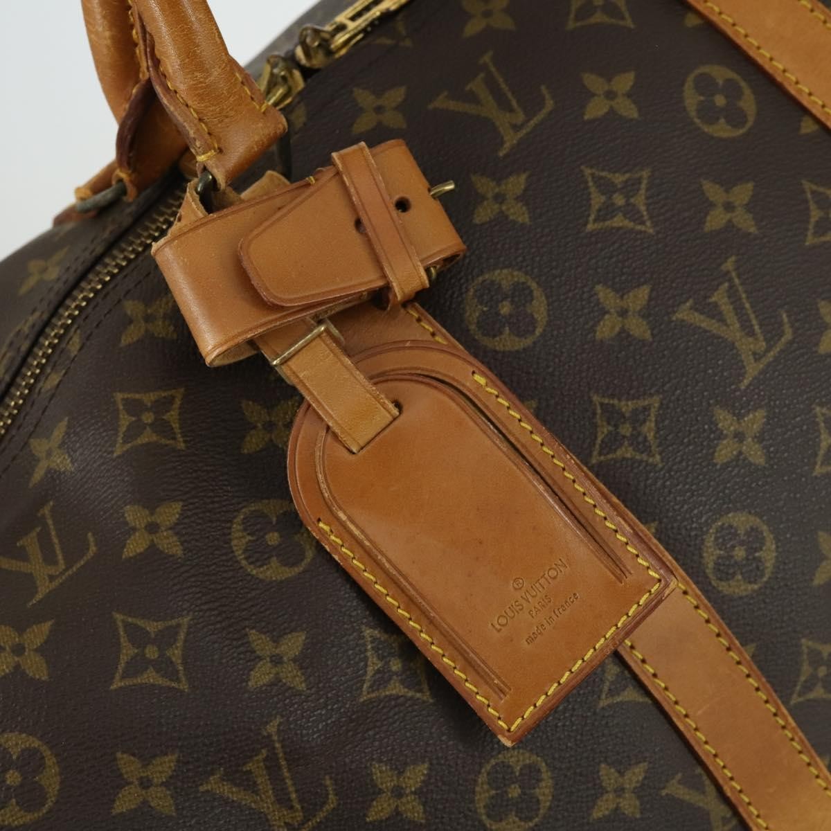 Louis Vuitton Keepall Monogram Canvas Brown Canvas Travel Bag Bag (Pre-Owned)