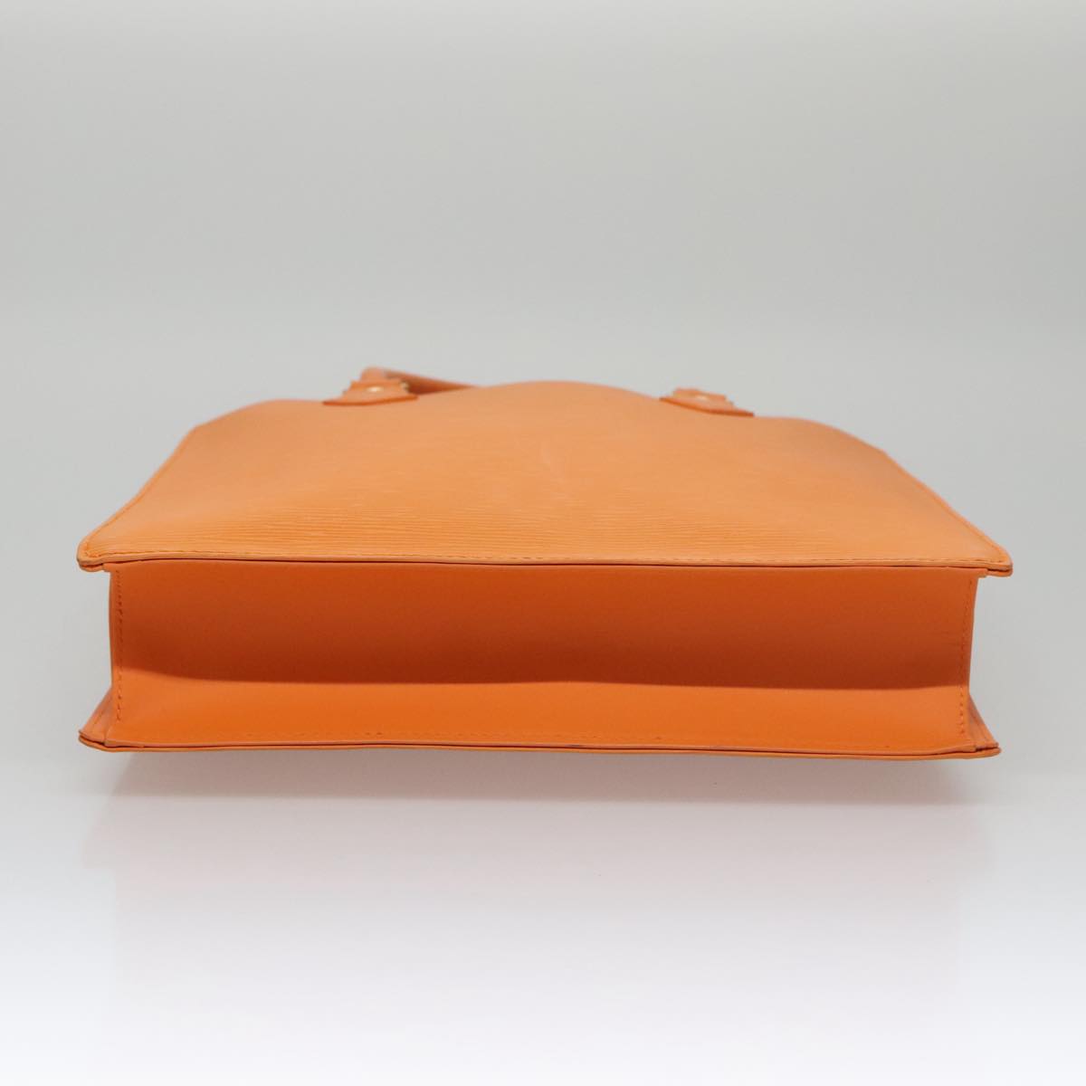 Louis Vuitton Sac Plat Orange Leather Tote Bag (Pre-Owned)
