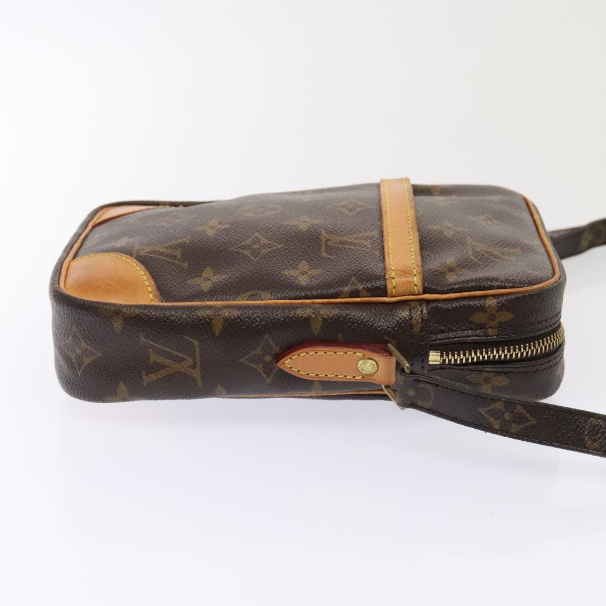 Louis Vuitton Danube Brown Canvas Shoulder Bag (Pre-Owned)