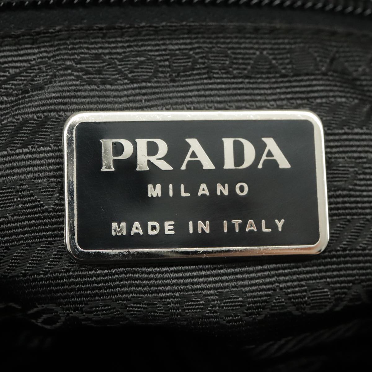 Prada Navy Synthetic Shoulder Bag (Pre-Owned)