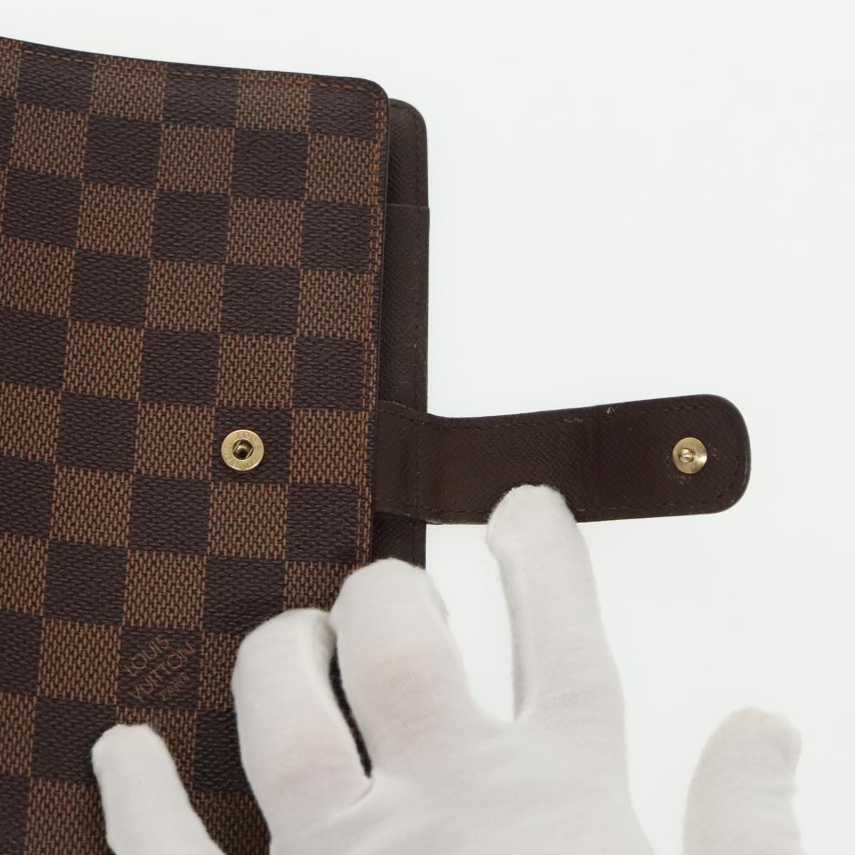 Louis Vuitton Agenda Cover Brown Canvas Wallet  (Pre-Owned)