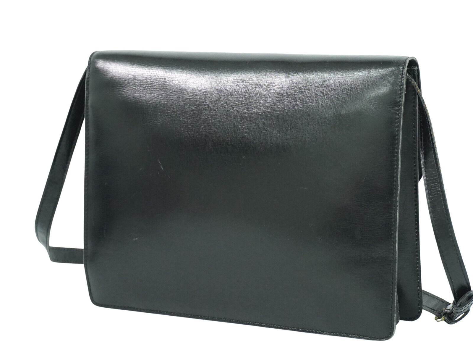 Loewe Black Leather Shoulder Bag (Pre-Owned)