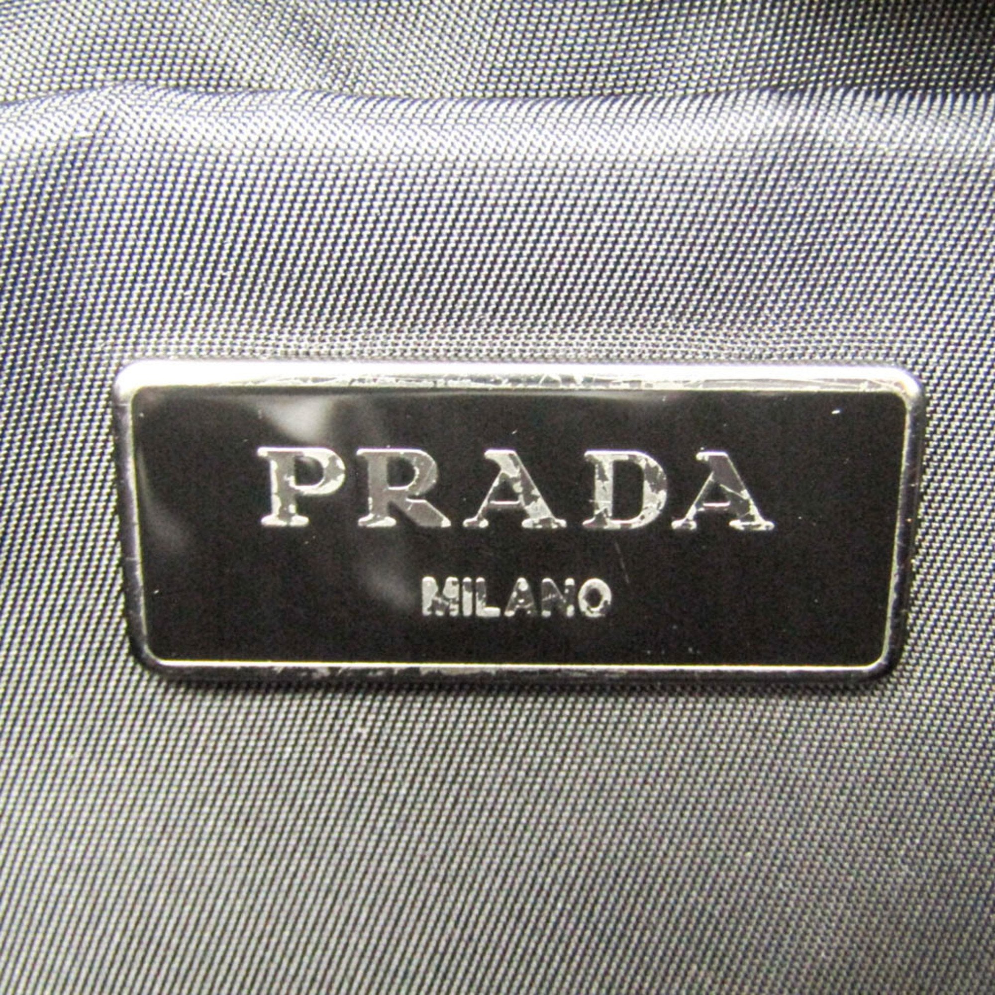 Prada Tessuto Black Canvas Handbag (Pre-Owned)