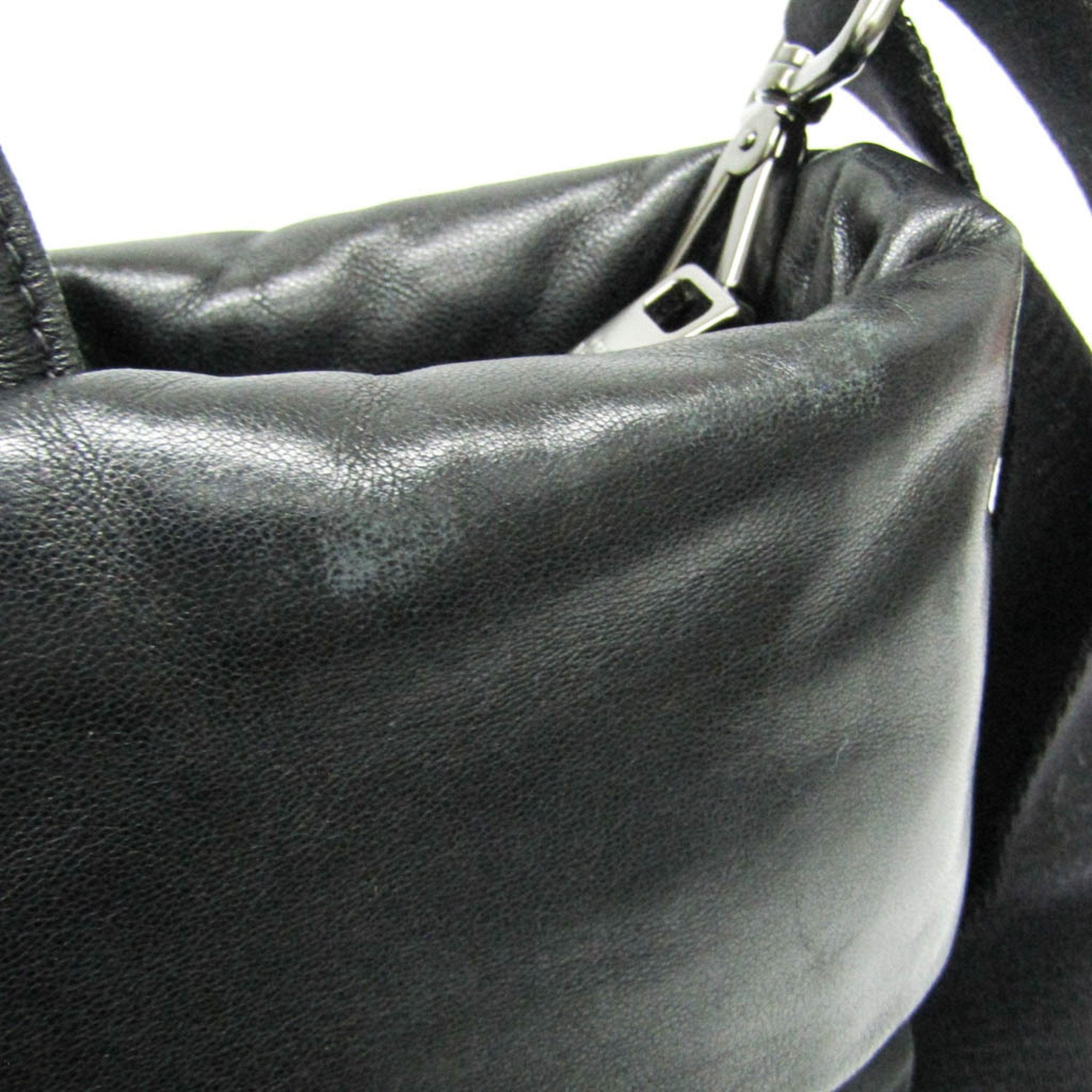 Prada Tessuto Black Canvas Handbag (Pre-Owned)