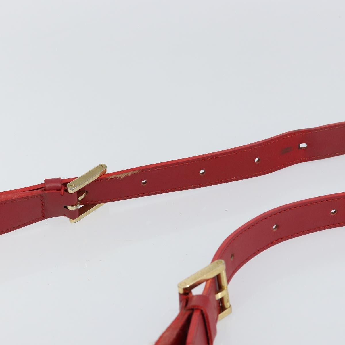 Louis Vuitton Mandara Epi Leather Red Leather Shoulder Bag Bag (Pre-Owned)