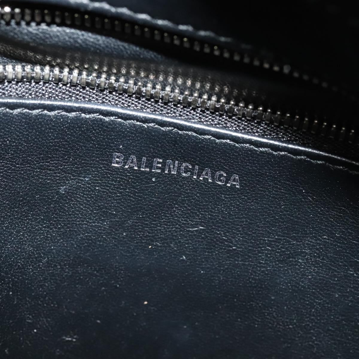 Balenciaga Triangle Duffle Leather Red Leather Handbag (Pre-Owned)