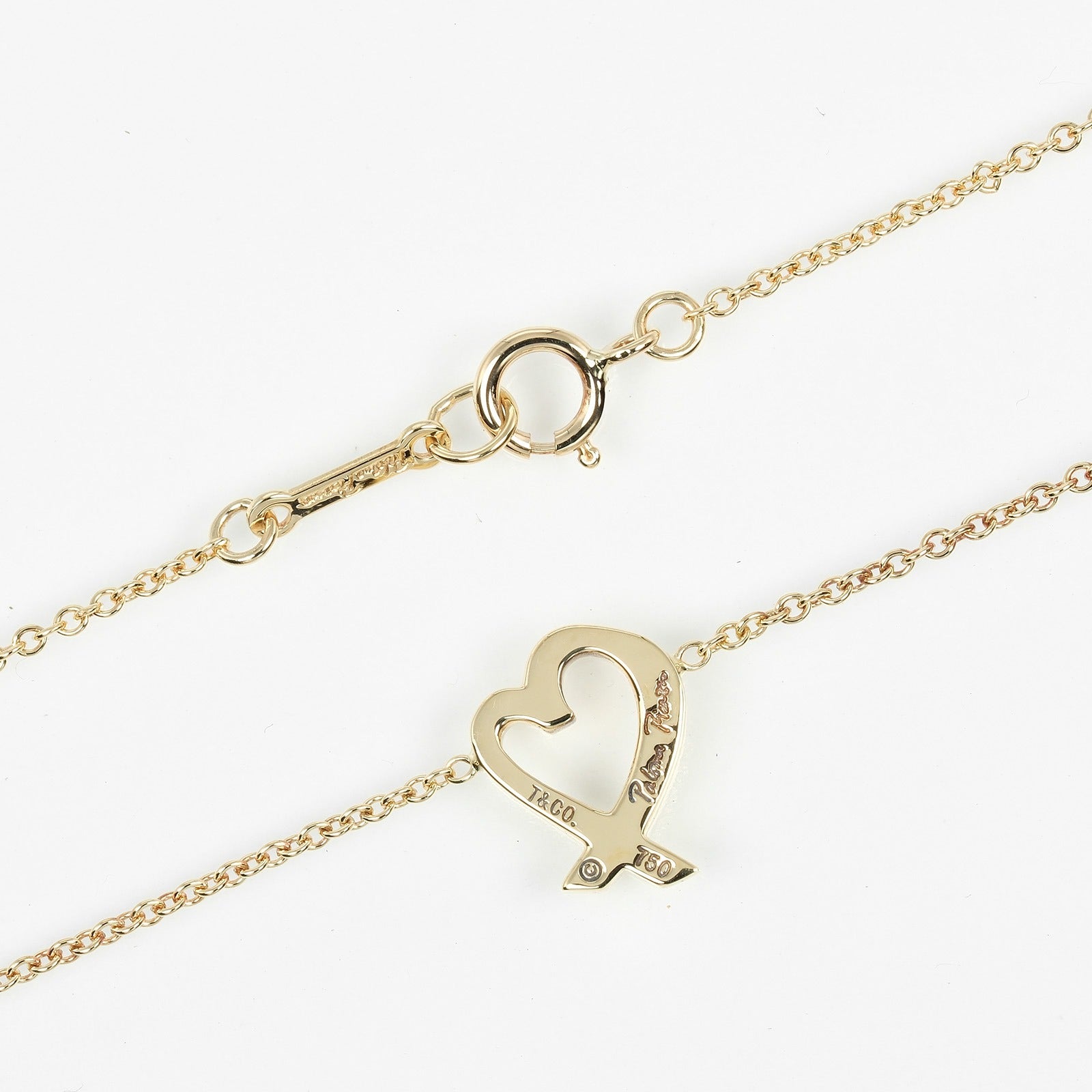 Tiffany & Co Loving Heart Gold Yellow Gold Necklace Jewelry (Pre-Owned)