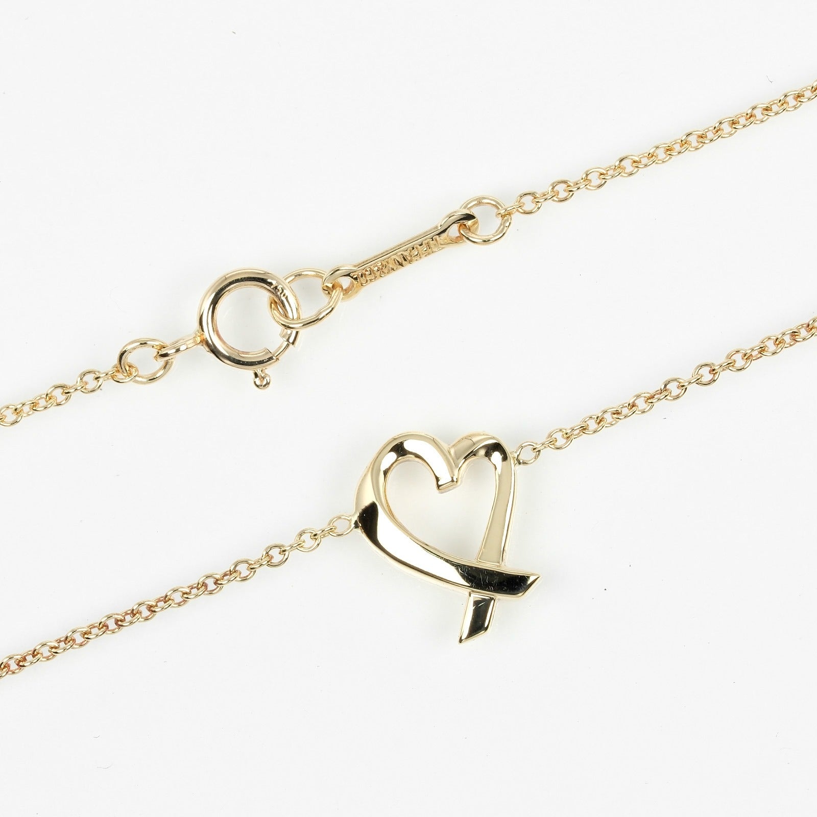 Tiffany & Co Loving Heart Gold Yellow Gold Necklace Jewelry (Pre-Owned)