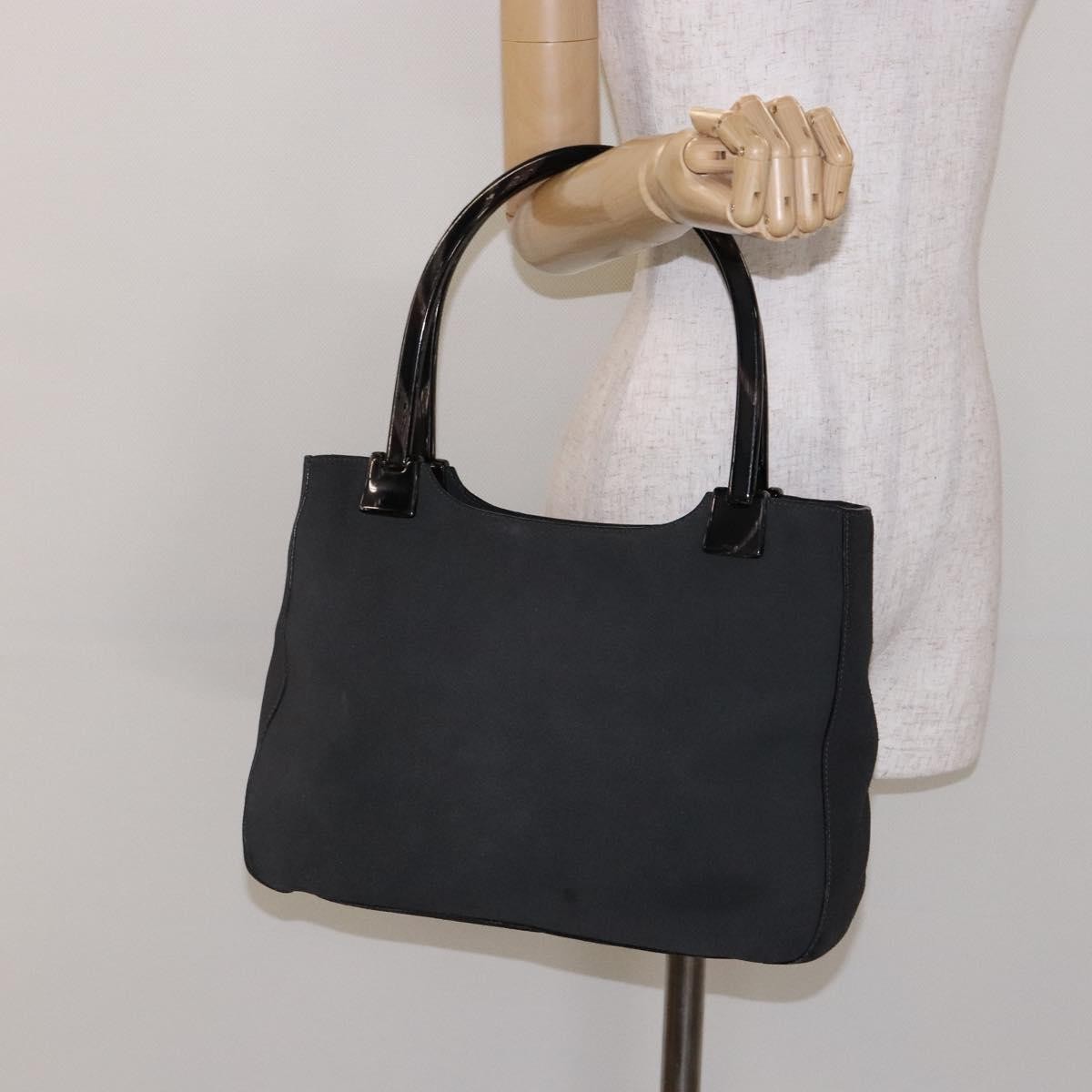 Prada Vintage Tote Suede Gray Suede Tote Bag Bag (Pre-Owned)