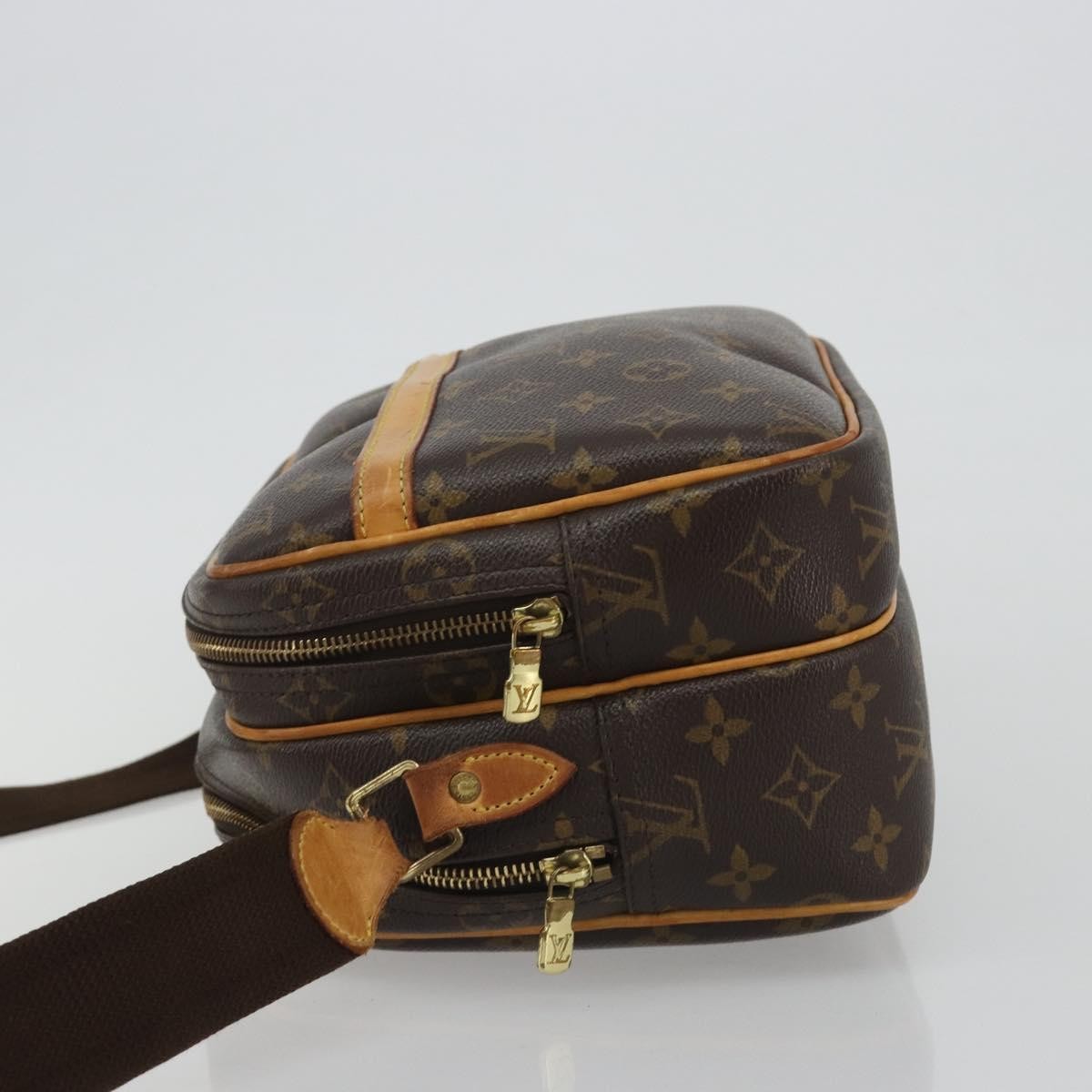 Louis Vuitton Reporter Monogram Canvas Brown Canvas Handbag (Pre-Owned)