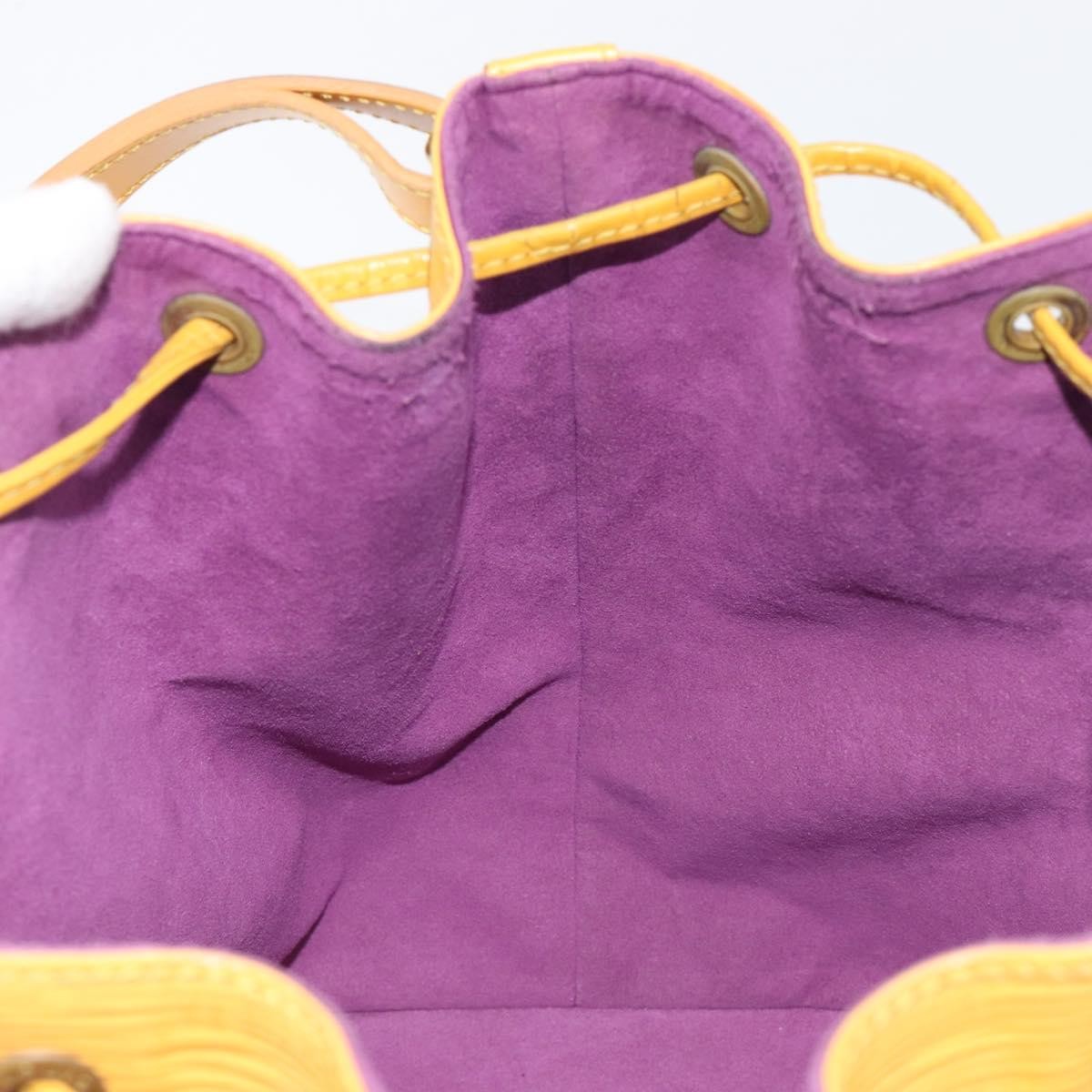 Louis Vuitton Petit Noe Epi Leather Yellow Leather Shoulder Bag Bag (Pre-Owned)