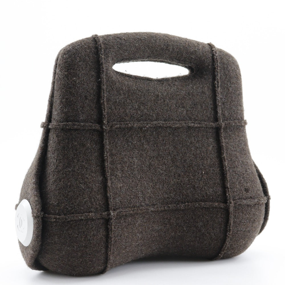 Chanel Millenium Brown Wool Handbag (Pre-Owned)