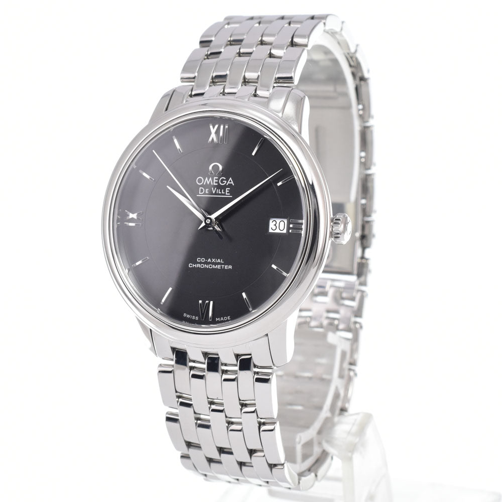 Omega De Ville Prestige Co-Axial Chronometer Automatic Stainless Steel And Mother Of Pearl Watch (Pre-Owned)