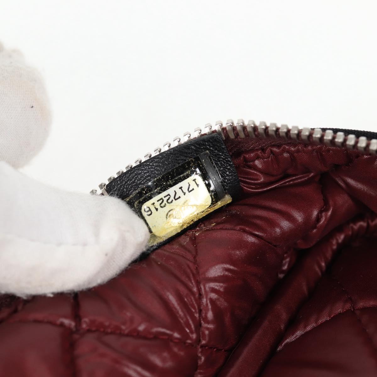 Chanel Cc Black Nylon Clutch Bag (Pre-Owned)