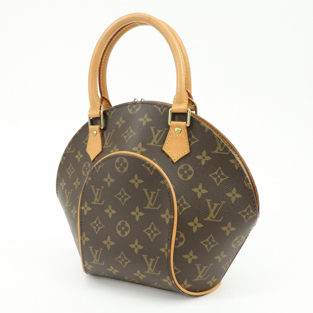 Louis Vuitton Ellipse Monogram Canvas Brown Canvas Handbag (Pre-Owned)