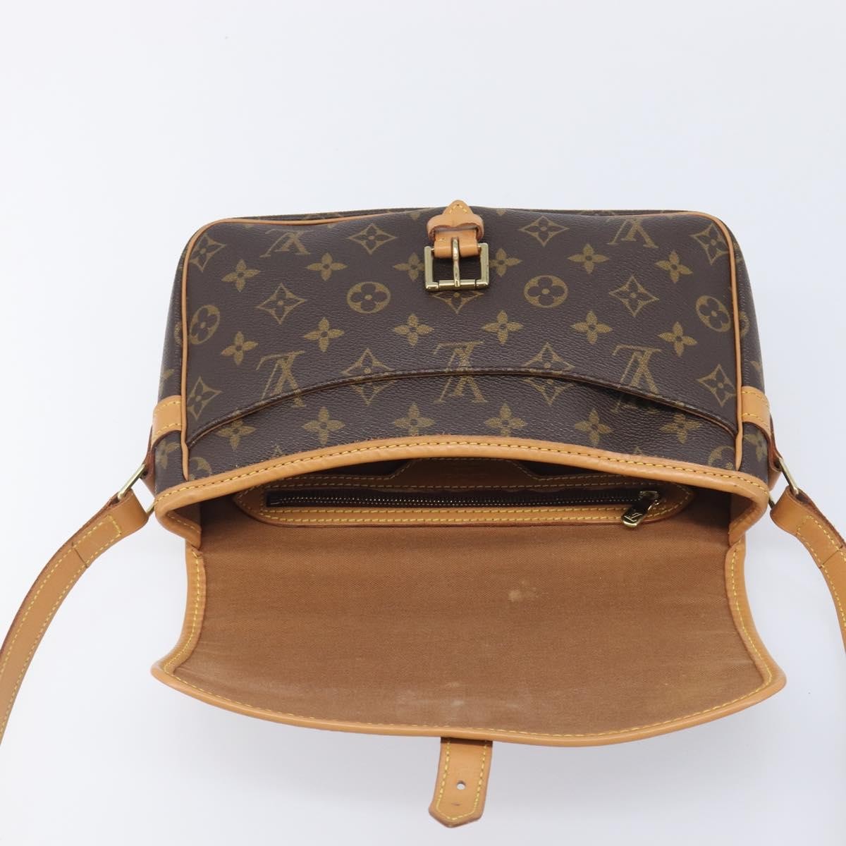 Louis Vuitton Sologne Monogram Canvas Brown Canvas Handbag (Pre-Owned)