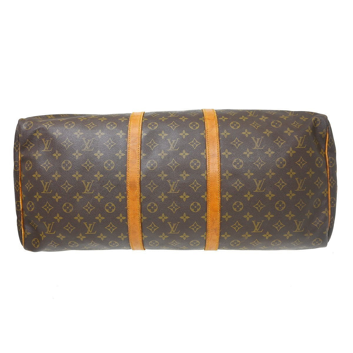 Louis Vuitton Keepall Monogram Canvas Brown Canvas Travel Bag Bag (Pre-Owned)