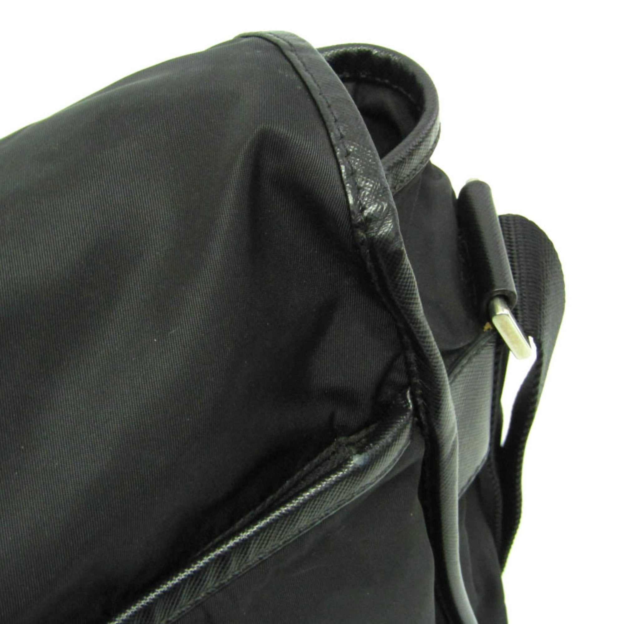 Prada Black Synthetic Shoulder Bag (Pre-Owned)