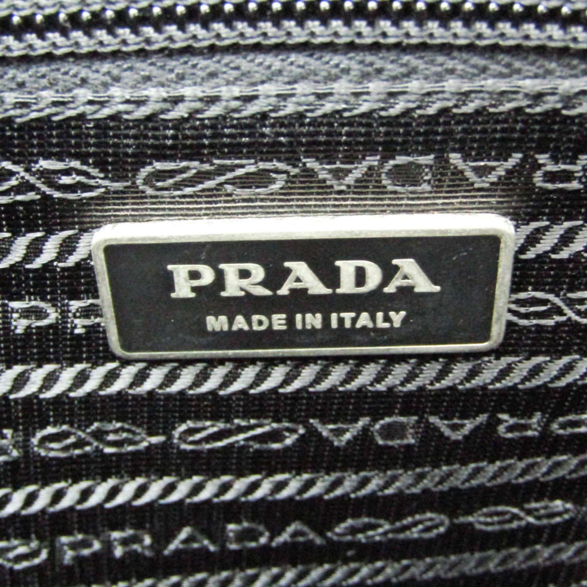 Prada Black Synthetic Shoulder Bag (Pre-Owned)