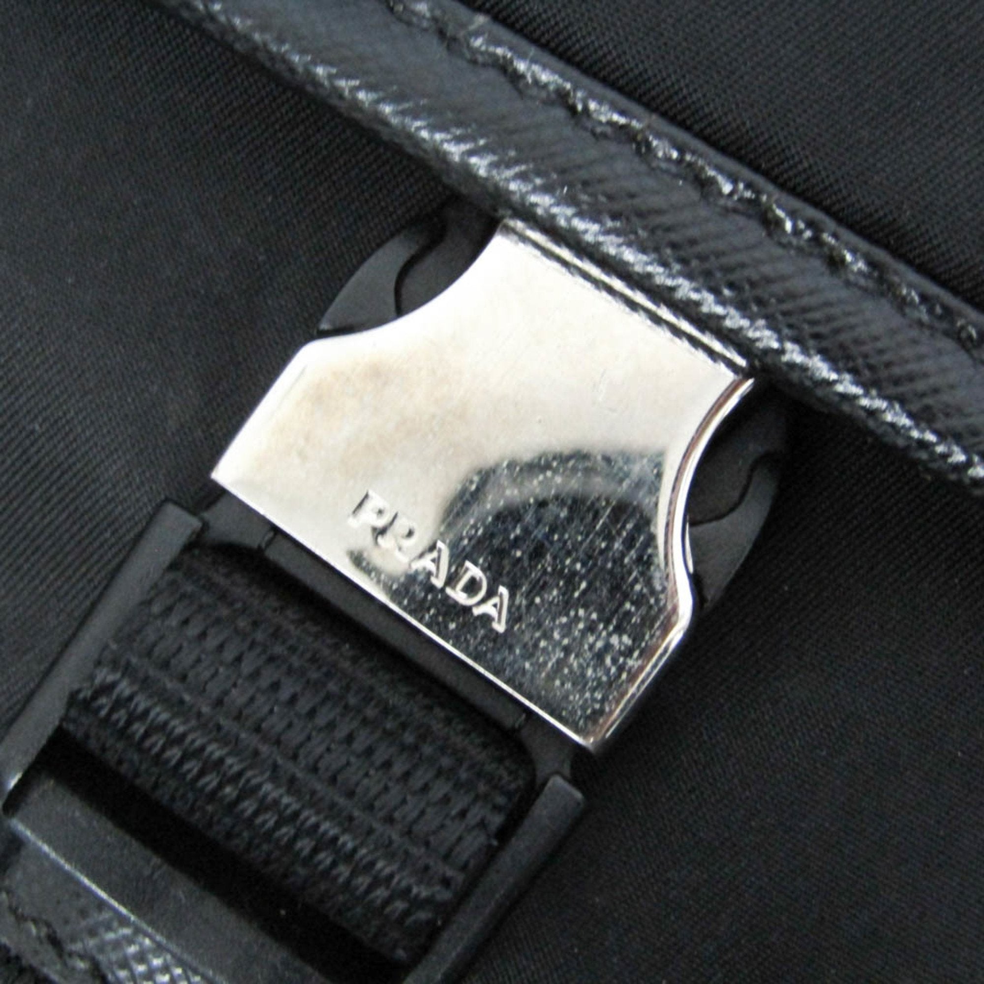 Prada Black Synthetic Shoulder Bag (Pre-Owned)