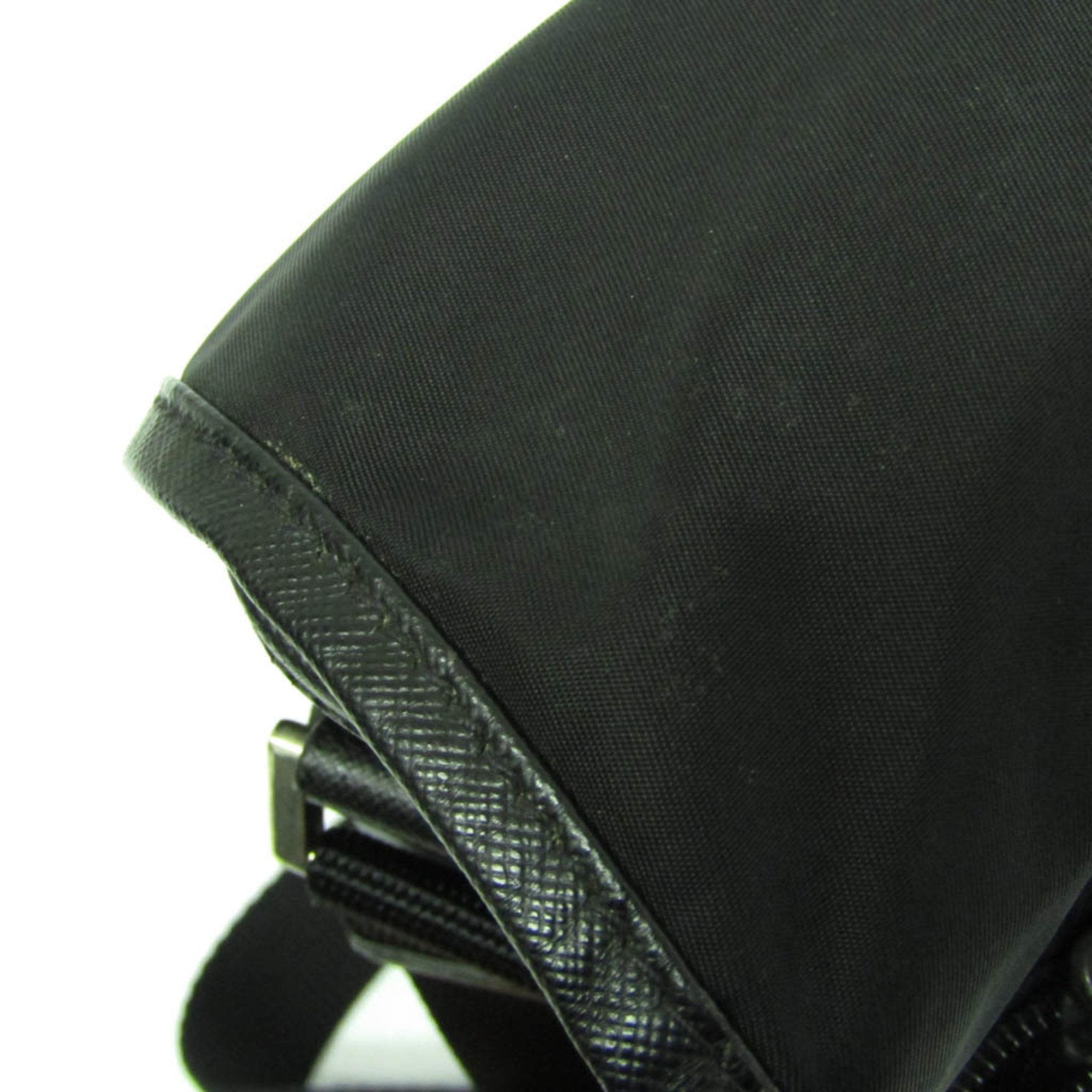 Prada Black Synthetic Shoulder Bag (Pre-Owned)