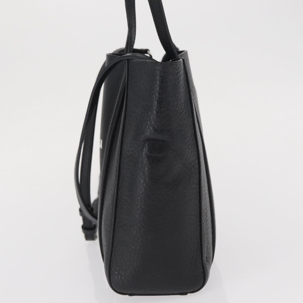 Balenciaga Everyday Leather Black Leather Tote Bag Bag (Pre-Owned)